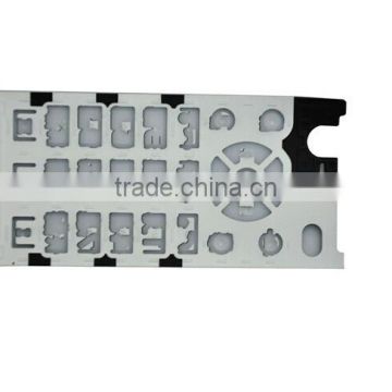 custom made overmolding silicone button rubber keypad with Waterproof funchtion