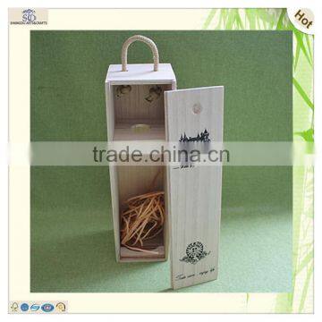 Handle Paulownia Raw Material Light Wine Slide Box photo-3