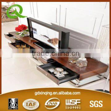 E359 Stainless Steel Marble Modern Tv Stand photo-3