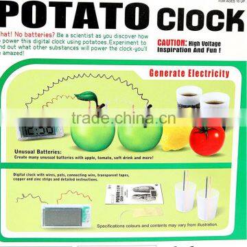 Environmental Supply Electric Potato Digital Clock, DIY Creative Alarm Clock photo-6