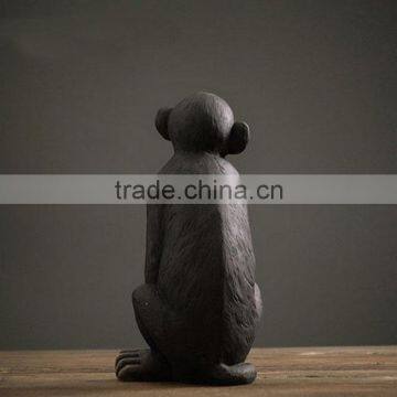 Polyresin Modern Design Hand Painting Monkey Figurine photo-3