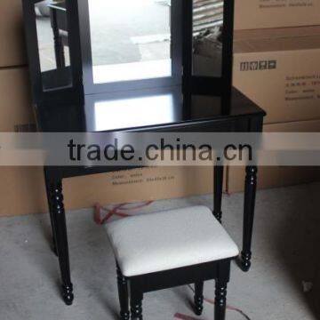 Triple Mirror Dressing Table With Stool photo-4