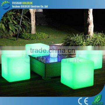 Led Cube/ Led Cube Chair/bar Cube Chair With 16 Colors Change 20/30/40/43/50/60cm Size for Choosing photo-5