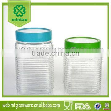 Mintao Custom high quality rose glass fancy spice jar