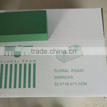 Wet Green Square Floral Sponge for Flowers Plants