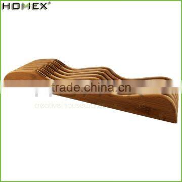 Customizable Bamboo Magnetic Towel Bar/Knife Holder For Houseware/Homex_Factory