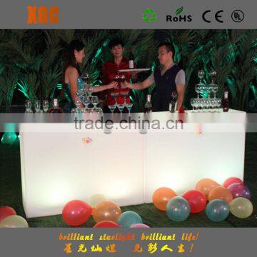 High Grade PE Plastic LED Table Party Table Outdoor Waterproof Led Table photo-2