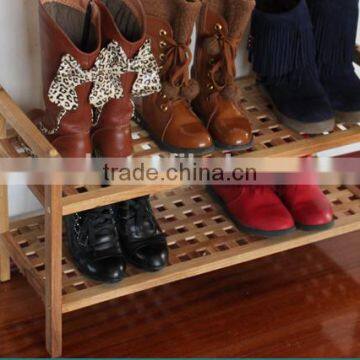 New Product 2 Tires Water Proof Wooden Shoe Rack photo-4