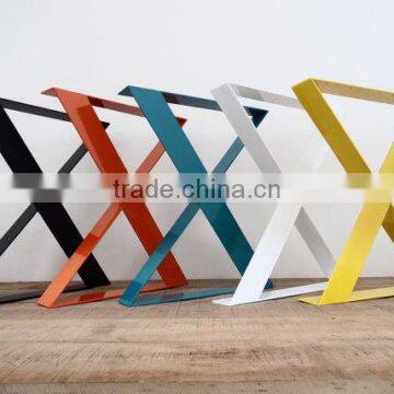 X Shape Flat Steel Leg High Quality Metal Black Coffee Table 28 Inch Legs photo-5