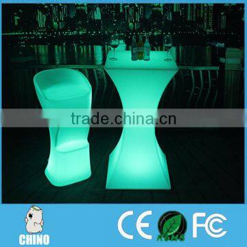 Remote control led colors change illuminated mood light led chairs