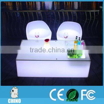 Square Shape Nightclub Champange Table Lounge LED Table