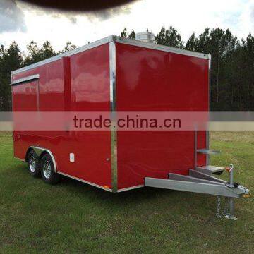 8'6" Wide x 16' Long Food Cart Concession Trailer For Sale photo-3