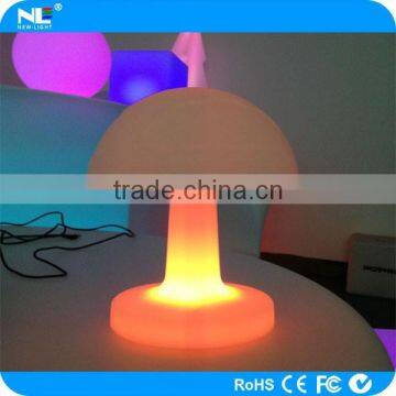 Universal remote control RGB plastic LED decorative mashroom light
