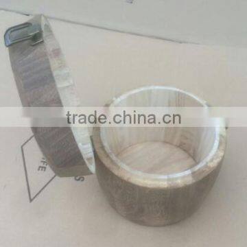 Vintage Decorative Wood Barrel Bar photo-5