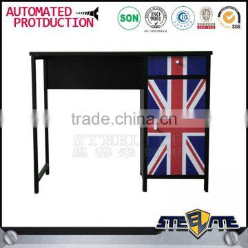 Direct Supplier Simple Korean Bookshelf Desk Desktop Computer Desk photo-5