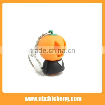 Hallowmas Pumpkin Shape LED Key Chain