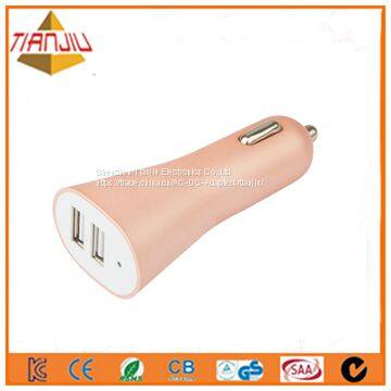 5V 4.8A Dual USB Mini Car Charger photo-2