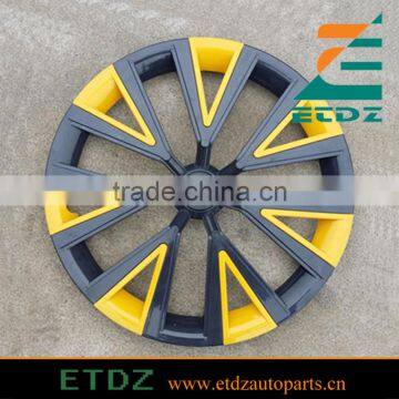 ABS High Quality 14inch BLACK/YELLOW Colorfull Car Wheel Cover