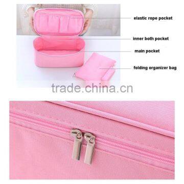 New Style Cosmetic Bag and Clothes Bra Organizer Bag for Travel