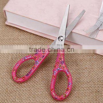 CIJ05-- Hot Sale & Good Quanlity Cheap Classical Flower Painting Student Scissors photo-4