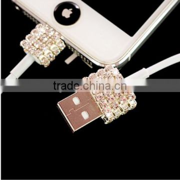 For iPhone Charger Cable with diamond,Bling USB Charger Cable for iPhone