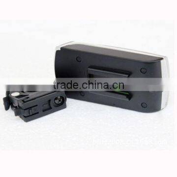 Fashion Rechargeable New 4 LED Bicycle Cycling Solar Headlight Front Head Lights photo-3