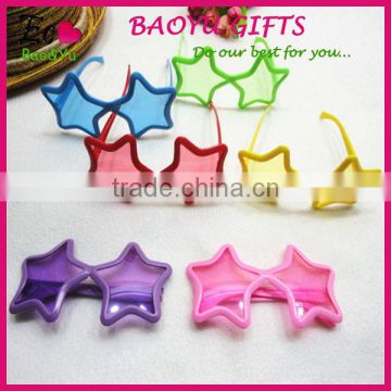 Colorful Kids Sunglasses Star Shaped Plastic Galsses Wholesale