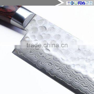 VG10 16 Layers Hammered Damascus Gyuto Japanese Chefs Knife