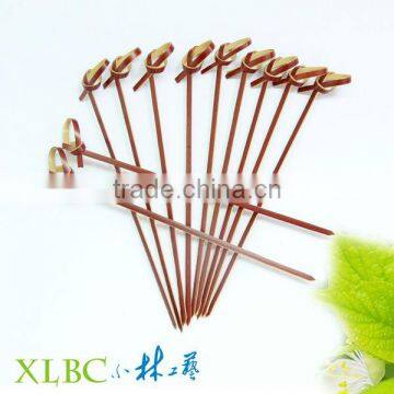 high quality Red 15cm Bamboo knot picks