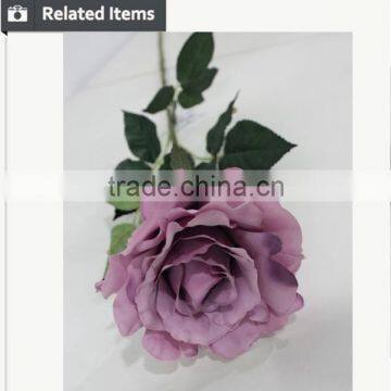Decoration for Party Hot Sale Single Big Tea Rose Artificial Flower Wholesale photo-4