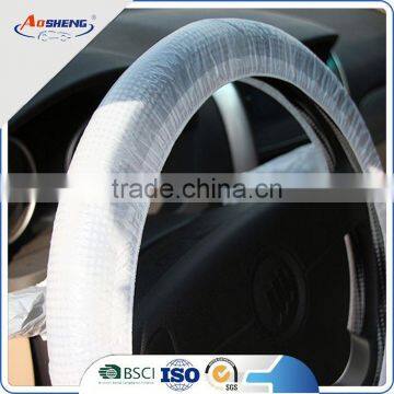 Auto Seat Cover Car Gear Shift 15 Inch Steering Wheel Cover photo-3