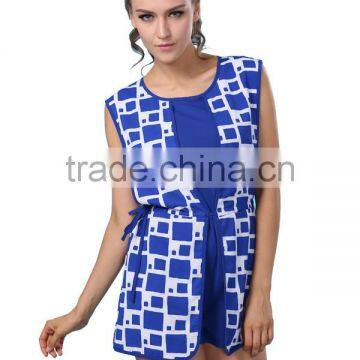 2015 New Style Strap Waist Women Hot Short Playsuits photo-2