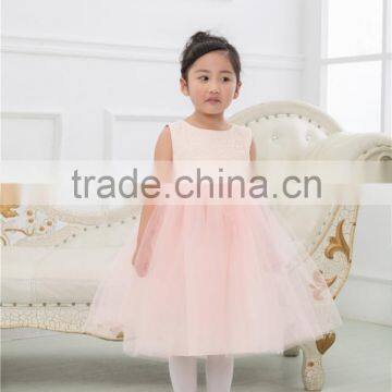 Factory Direct Sales Children Latest Party Wear American Fashion Sleeveless Heirloom Dress photo-2
