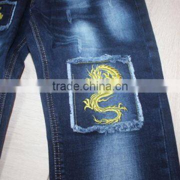 GZY Pattern Pants Design Men's Fashion Cheap Jeans Panama Jeans Stock photo-6