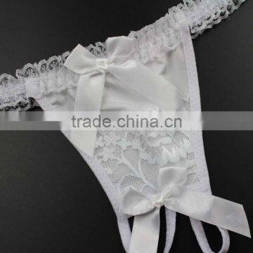 Stock Hot Women Sey Thongs G-String Open Crotch Panties Intimates Crotchless Briefs Lace Underwear Women Lingerie Summer Style photo-5