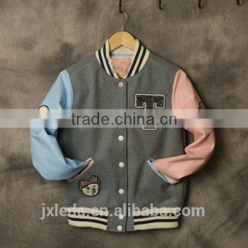 Custom Slim Fit Baseball Jacket for Woman photo-2
