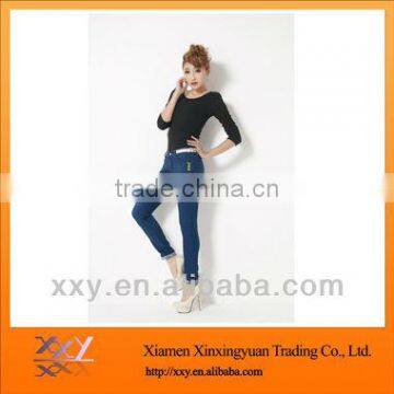 2017 Fashionable Ladies Jeans OEM/ODM Wholesale