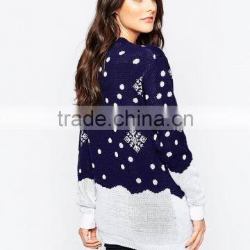 New Christmas Women Sweater Wih Round Neck and Long Sleeve photo-2