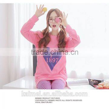 Latest Design High Quality Best Price Cotton Pajamas Women for Girls photo-2
