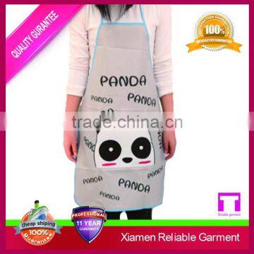 Cheap bulk wholesale animal cartoon printed long aprons