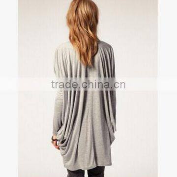2016 Europe Style Long Sleeve Women Shirt Batwing Women Loose Shirt photo-3
