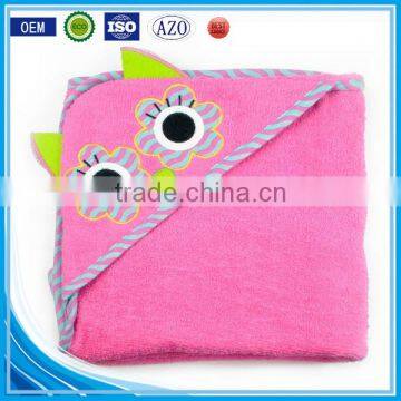 Cuddle Plush Snuggle Custom Cotton Terry Applique Animal Baby Swaddle Blanket Wholesales photo-5