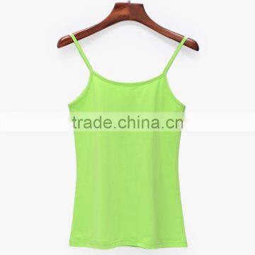 100% Cotton Women Custom Wholesale Tank Tops Athletic Gym Singlets photo-2