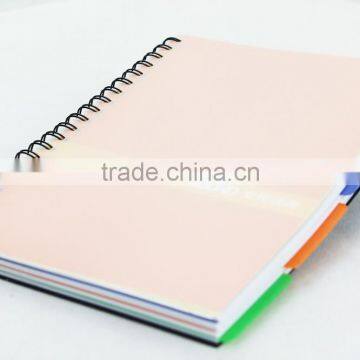 Cheap PP Cover Student Notebook Colors Spiral Binding Planner Custom photo-2