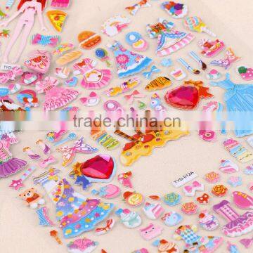 Customizable Children Carton Sticker Puffy Stickers Multicolor Education Sticker Foam Sticker Bubble DIY Sticker photo-4