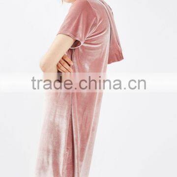 Women's Velvet/velour Midi Dress photo-4
