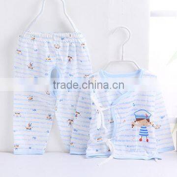 2017 Newest Style Baby Bamboo Clothing Set Infant Organic Cotton Clothes photo-3
