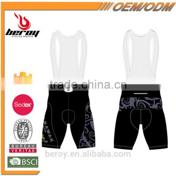 BEROY Wolesale Men Cycling Shorts, Custom Cycling Bib Shorts with Gel Pad