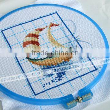 Wholesale Colorful Plastic Hoops Frosted Embroidery Hoop Craft Hoops Cross Stitch