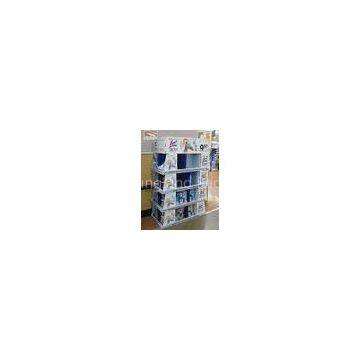 4 Floor Purchase Cardboard Display Shelf For Supermarket Promotion